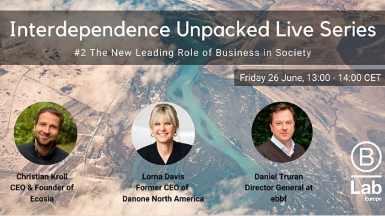 Interdependence Unpacked #2 The New Leading Role of Business | B Lab Europe  - YouTube