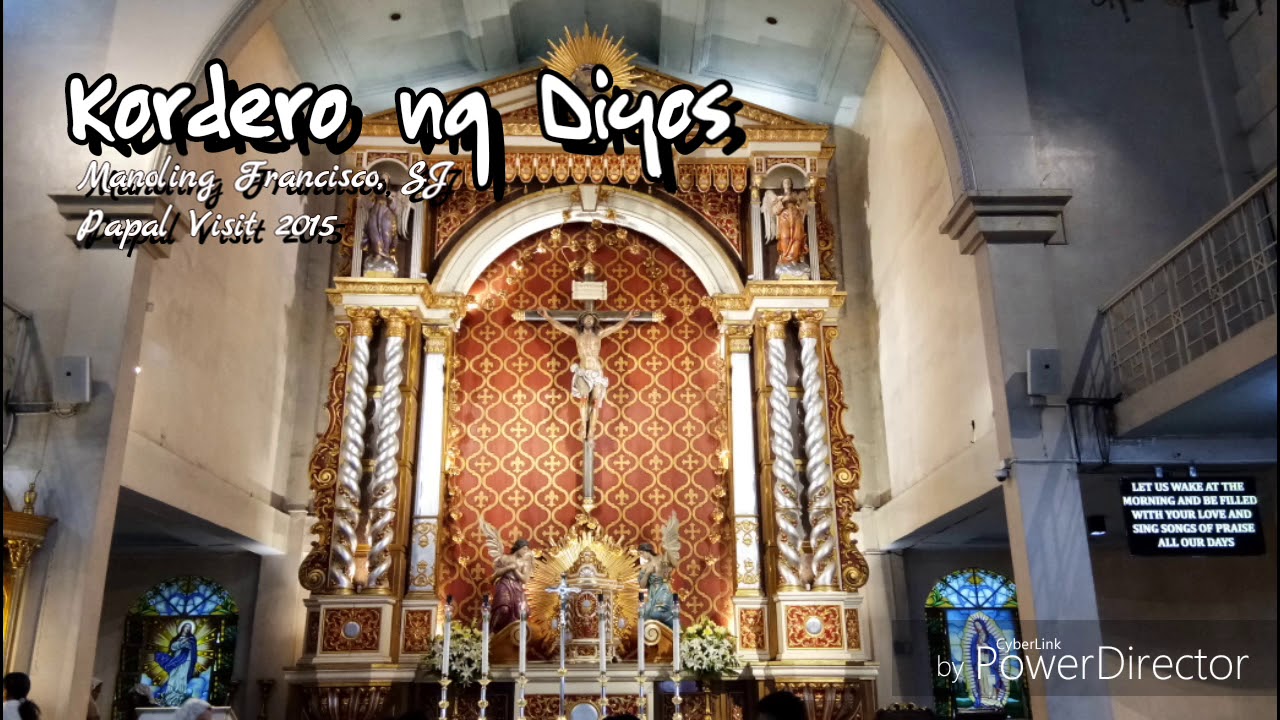 Kordero Ng Diyos Papal Visit 2015 Manoling Francisco SJ 