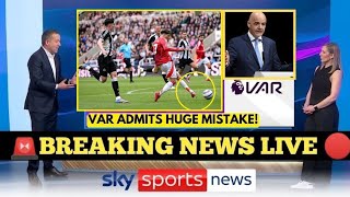 “VAR ADMITS HUGE MISTAKE in Man United's 4-1 Loss to Newcastle – Fans DEMAND Replay!”
