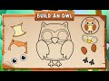 Learn to fix - Build an Owl 🦉 Kids Game Video | Pop Teen Toons