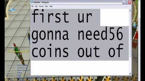 Runescape Coin Hack Using Cheat Engine 5.5 , 5.6 And 5.6.1