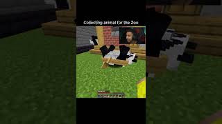 @TechnoGamerzOfficial Collecting animal for the Zoo #shorts #minecraft #technogamerz