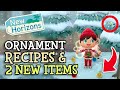 Animal Crossing New Horizons 14 ORNAMENT ITEMS REVEALED & FESTIVE TREE LIGHTS (Winter Update Items)