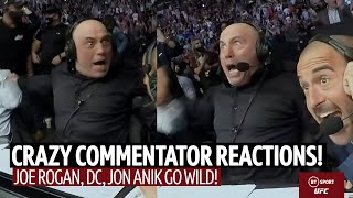 Wow! Joe Rogan, Daniel Cormier and Jon Anik go wild for UFC 261 KOs!