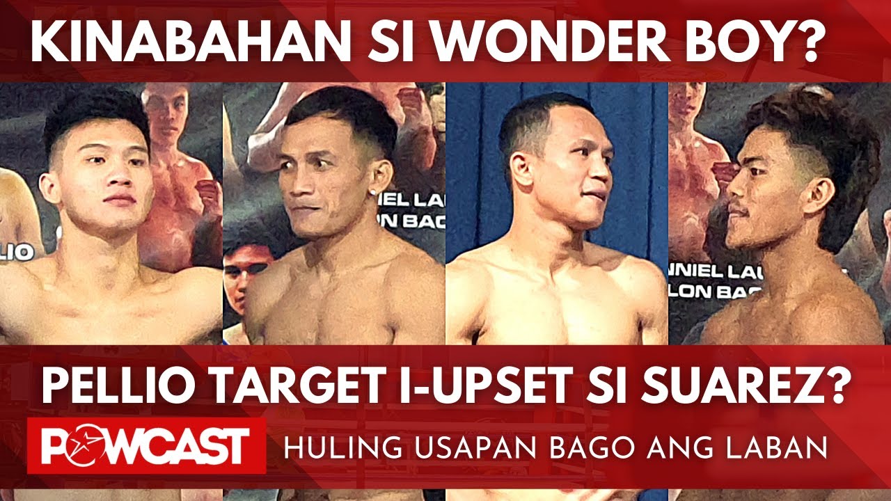 Kinabahan si Wonder Boy? Pellio wants to upset Suarez Pinoy Boxing Talk