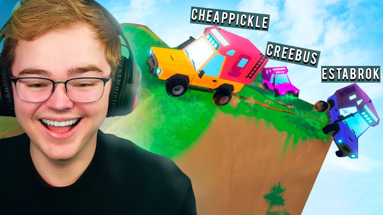 Goofy Gang Is CHAINED TOGETHER In CARS!