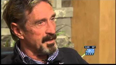 McAfee: Videos done to poke fun at myself