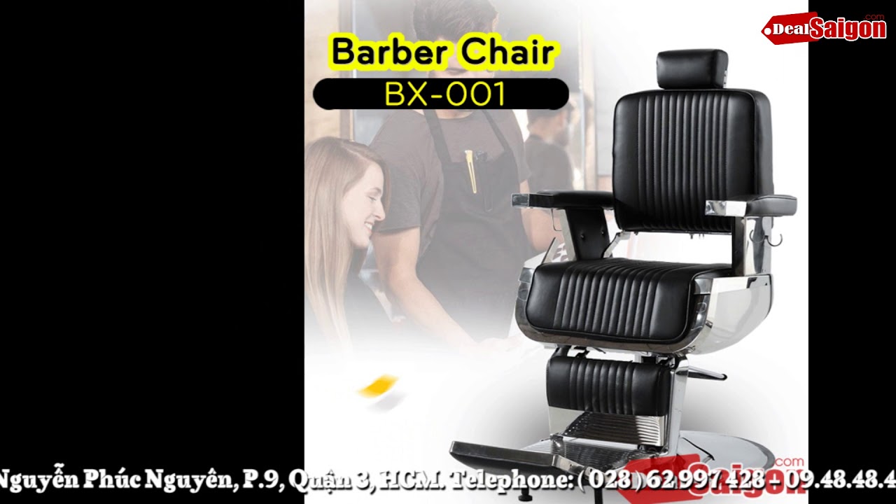Ghế cắt tóc nam Barber Chair BX001
