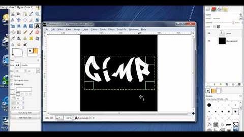Mirror Text Effect in Gimp