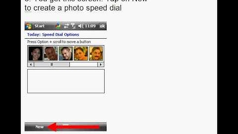 Photo Speed Dial on Mogul Sprint ppc6800