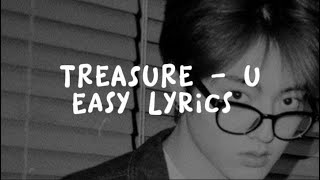 TREASURE - U | Easy Lyrics