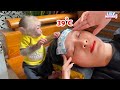 Smart monkey Lily takes care of sick aunt when dad is away