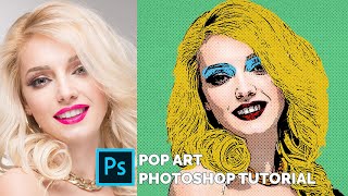 POP ART PHOTOSHOP TUTORIAL: The Andy Warhol Filter In 6 Mins screenshot 3