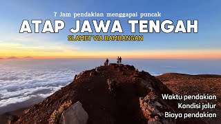 CLIMBING MOUNT SLAMET 3428 MASL VIA BAMBANGAN! A SUPER ARID TRAIL AND A MAJESTIC SUMMIT!