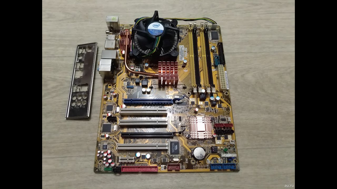 ASUS P5K Обзор материнской платы - YouTube