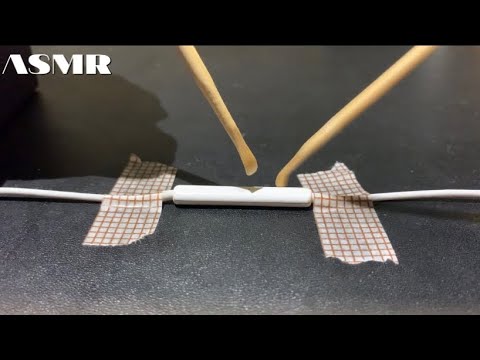 [ASMR]イヤホンマイクでカリカリ耳かき　作業用 睡眠導入　勉強用　No talking　Ear cleaning with earphone mic