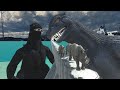 Deadly Bridge | Run Away from Godzilla - Animal Revolt Battle Simulator