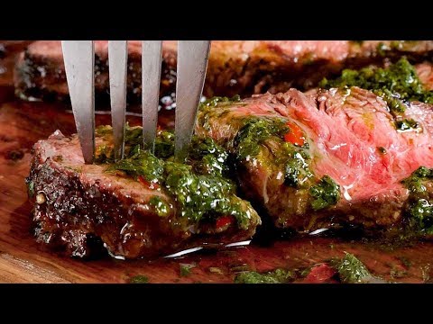 Steak with Chimichurri Sauce