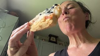 I finally made gluten-free pizza. And it was good!