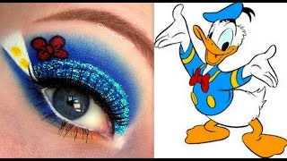 Disneys Donald Duck Makeup Tutorial