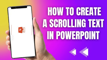 How to Create A Scrolling Text in PowerPoint
