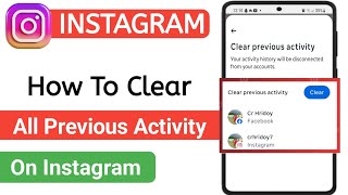 How To Clear All Previous Activity On Instagram (Search, Likes, History & More!)