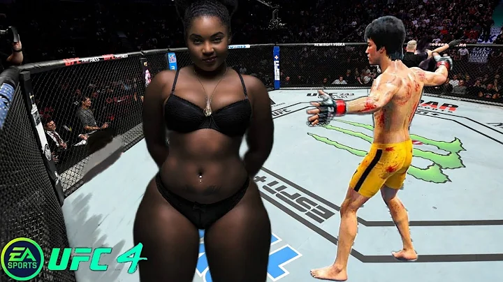 UFC4 Bruce Lee vs Alissa Coleman EA Sports UFC 4