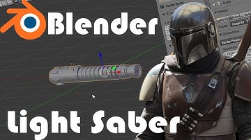 Mandalorian theme lightsaber - Blender  Modeling Part 1
