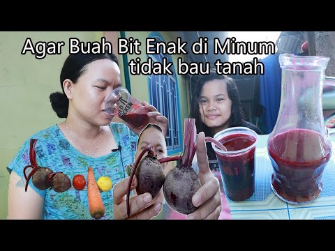 Cara Bikin Jus Buah Bit Agar Tidak Bau Tanah