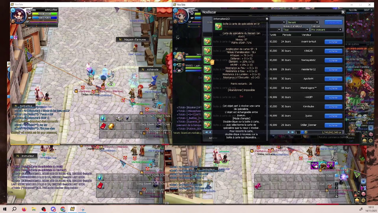 NOSTALE PERFECTION EVENT ENJOYER !  music on twitch.tv/roddynfr