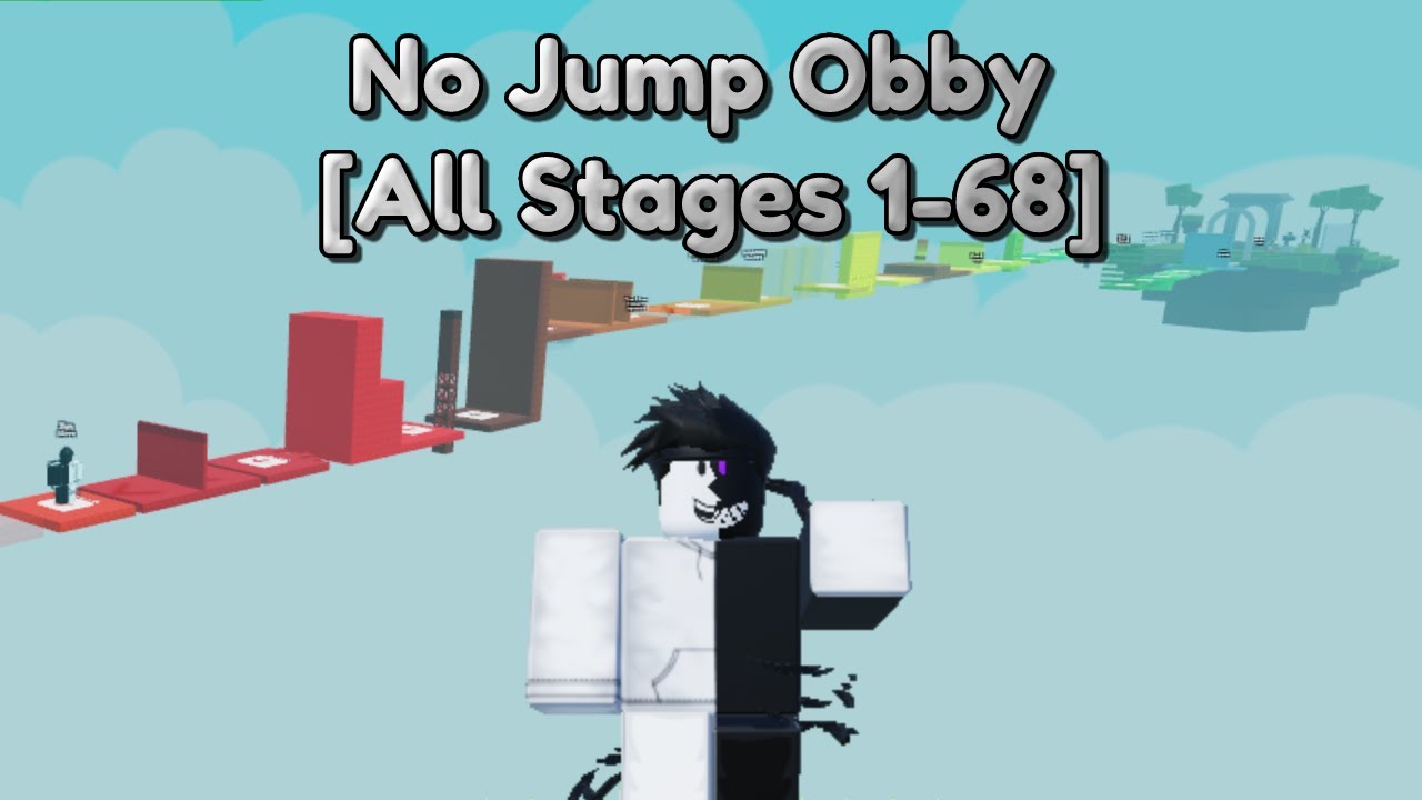 Dqrk's No Jump Obby [All Stages 1-68]