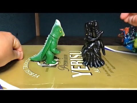 ソフビ DE 怪獣バトル　大巨獣ガッパ 対 タコ怪獣ダロン
