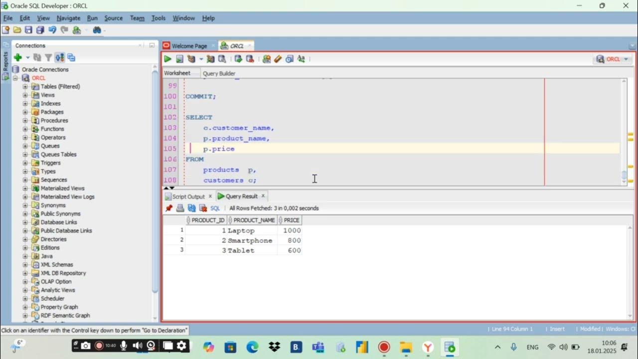 DƏRS 5 - Oracle SQL (2-ci hissə) - YouTube