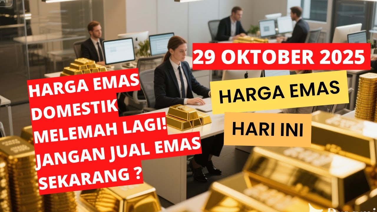 harga emas  terkini hari ini 29 Oktober 2025 : Antam, UBS, Galeri24 