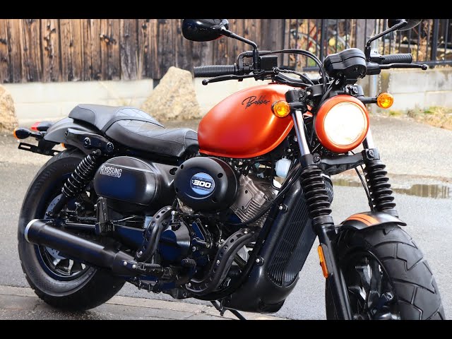 ☆ヒョースンGV300Sボバー☆予備検査付☆書類登録で車検2年付に