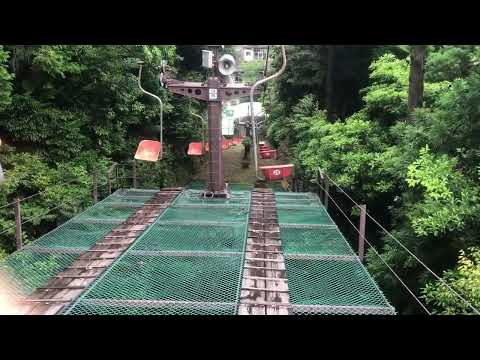徳島県阿南市津峯山の津峯神社さんからの帰りのリフト