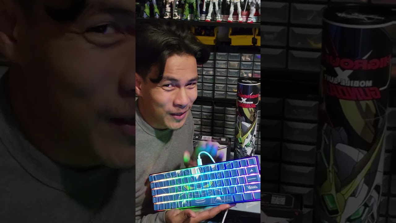Higround x Gundam Wing Keyboard!!!