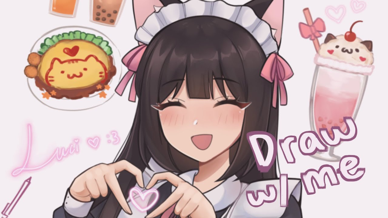 chill and cozy draw with me ! 🤍 on procreate