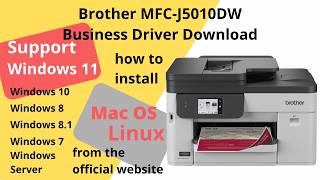 Brother MFC-J5010DW A4 Business Inkjet Multi-Function Printer Setup Windows 11 win 10, Mac 15 Mac 26