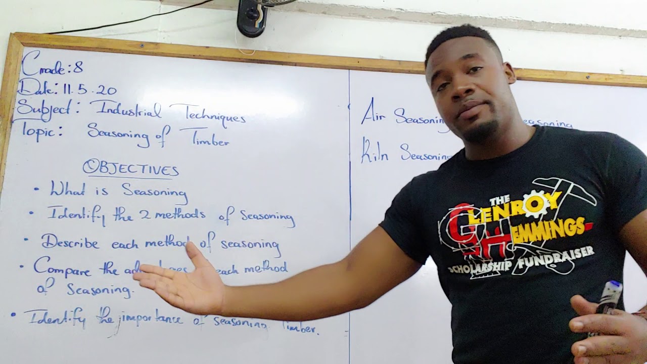 Grade 8 Industrial Techniques SEASONING OF TIMBER YouTube