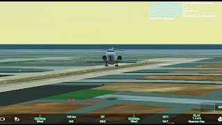 Real flight simulator game play video