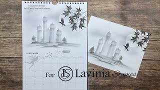 Mysterious September by Jo Rice #laviniastamps #calendar #cardmakingvideo 
