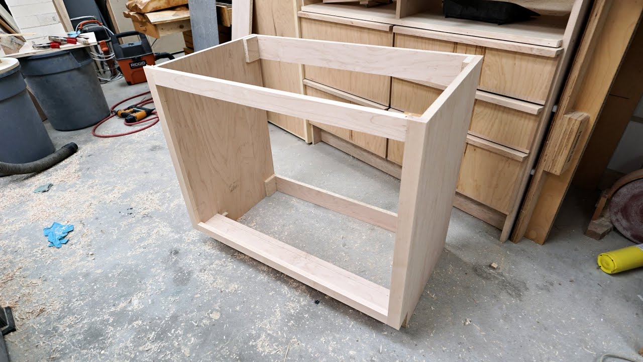 How To Build A Bathroom Vanity Sliding Shelf - Interior Frugalista