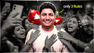 How to Become Famous on YouTube &amp; Social Media (Only 3 Rules)
