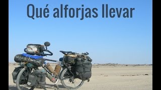 Mis alforjas para viajar en bici por el mundo YouTube