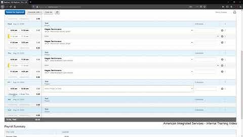 Hourly Timesheet Submission (Replicon)