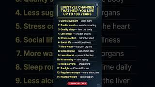 14 Lifestyle Changes to Help You Live to 100 | Longevity Tips