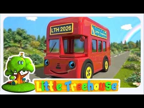 🚍🎶Räder am Bus drehen sich rundherum | Fröhliche Busfahrt | Lustiges Kinderlied.