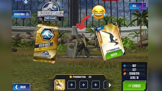 Solid gold pack opening pterodactylus level 10! (ep5) Jurassic world the game!!!