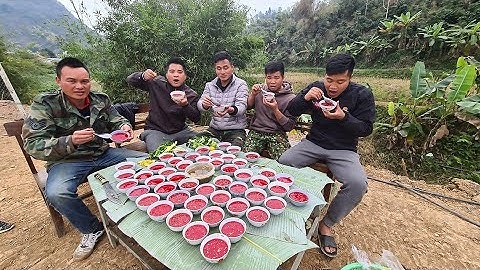 SIÊU TIẾT CANH KHỦNG 50 BÁT | Nhịp Sống Tây Bắc